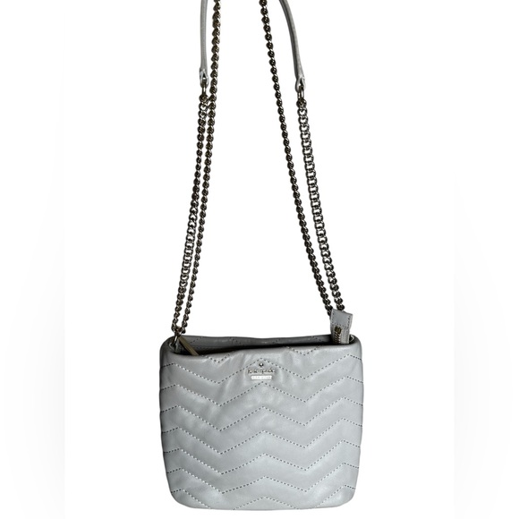 kate spade Handbags - Kate Spade Quilted Grey Shoulder/Crossbody Bag